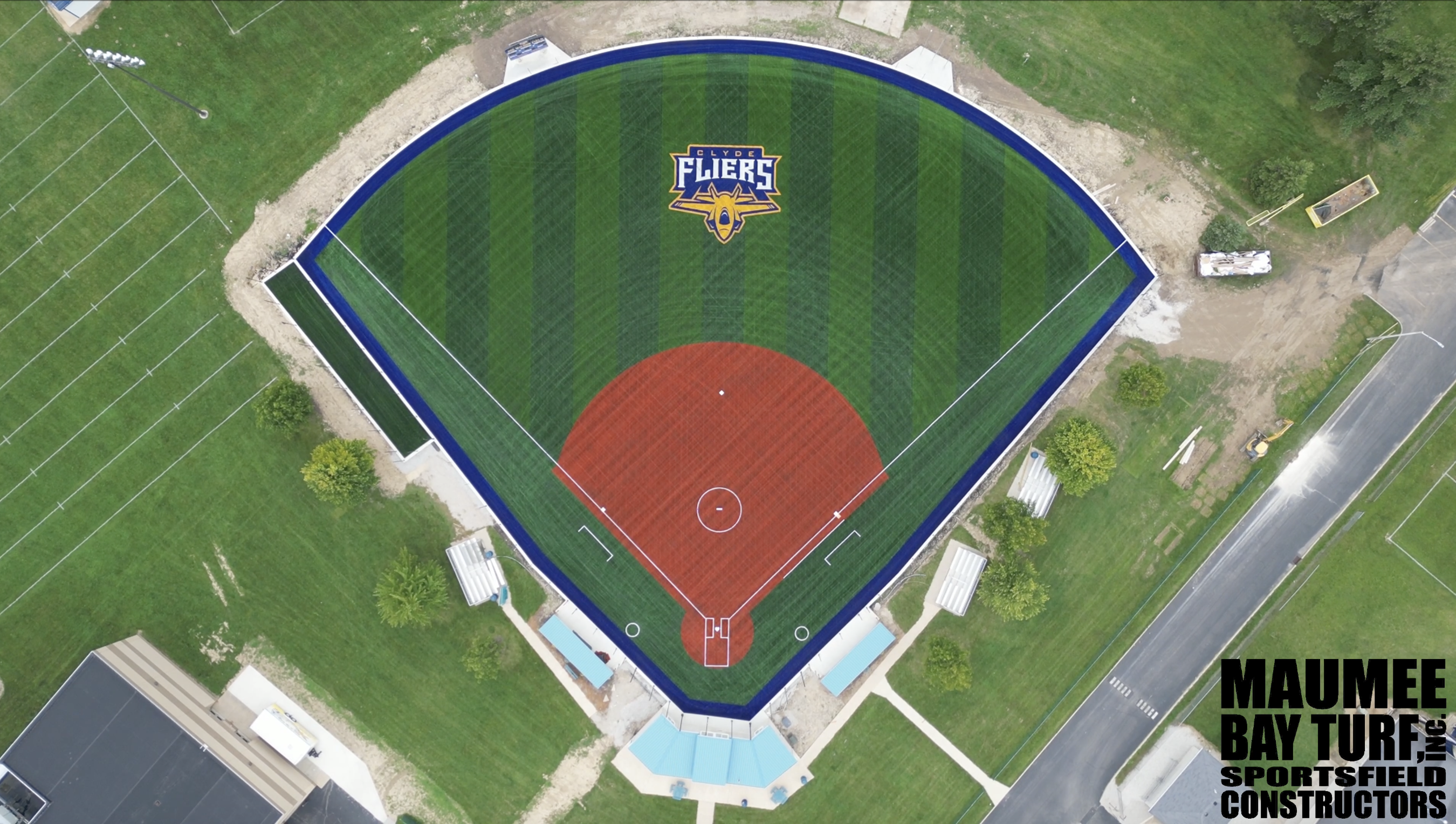 Clyde Fliers Baseball Diamond Field